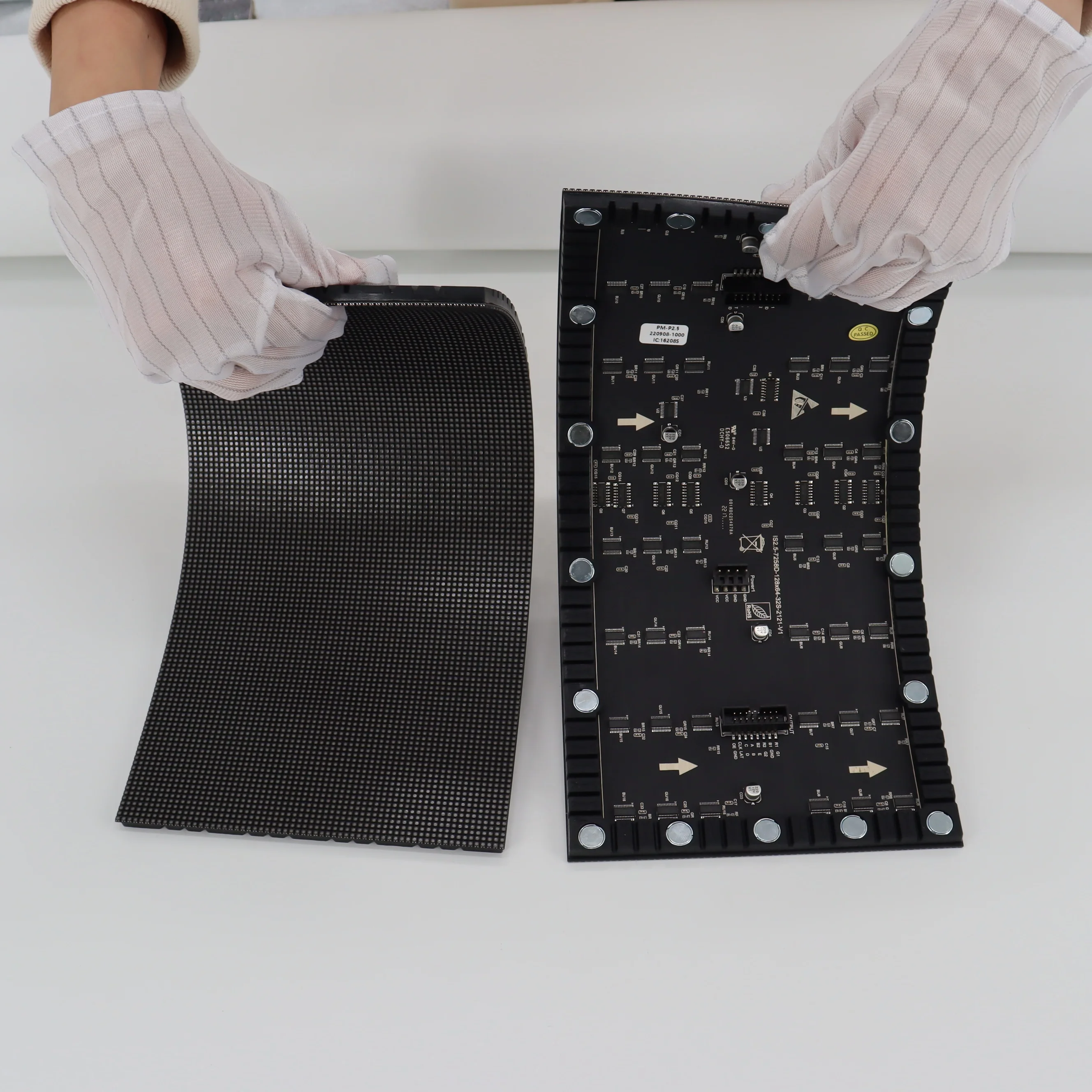 modular led screen screen display led flexible video wall panel led flexible video wall panel Indoor flexible electronic screen