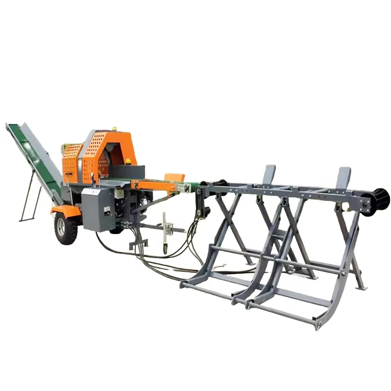 Automatic Log Splitter Diesel Wood Splitter Portable Firewood Processor Machine Gasoline Firewood Processor Wood Splitting