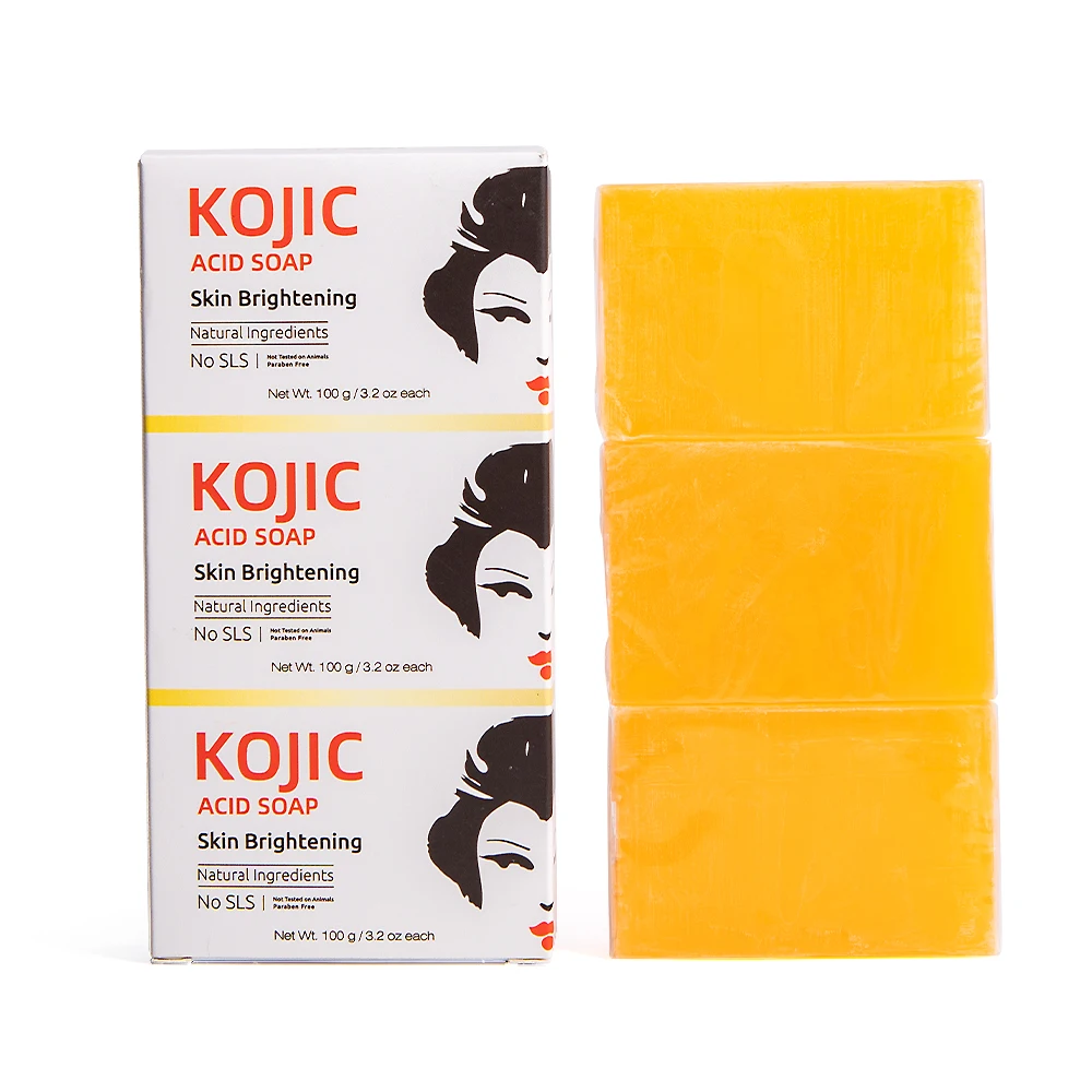 Cold Press Whitening Tumeric Face Soap Glycerin Soap Base Bleaching Body Whitening Kojic Acid Soap