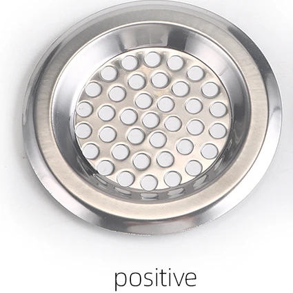 Kitchen Sink Strainer Stopper - 2-in-1 Stainless Steel Spring Clip Kitchen Sink Drain Strainer And Stopper