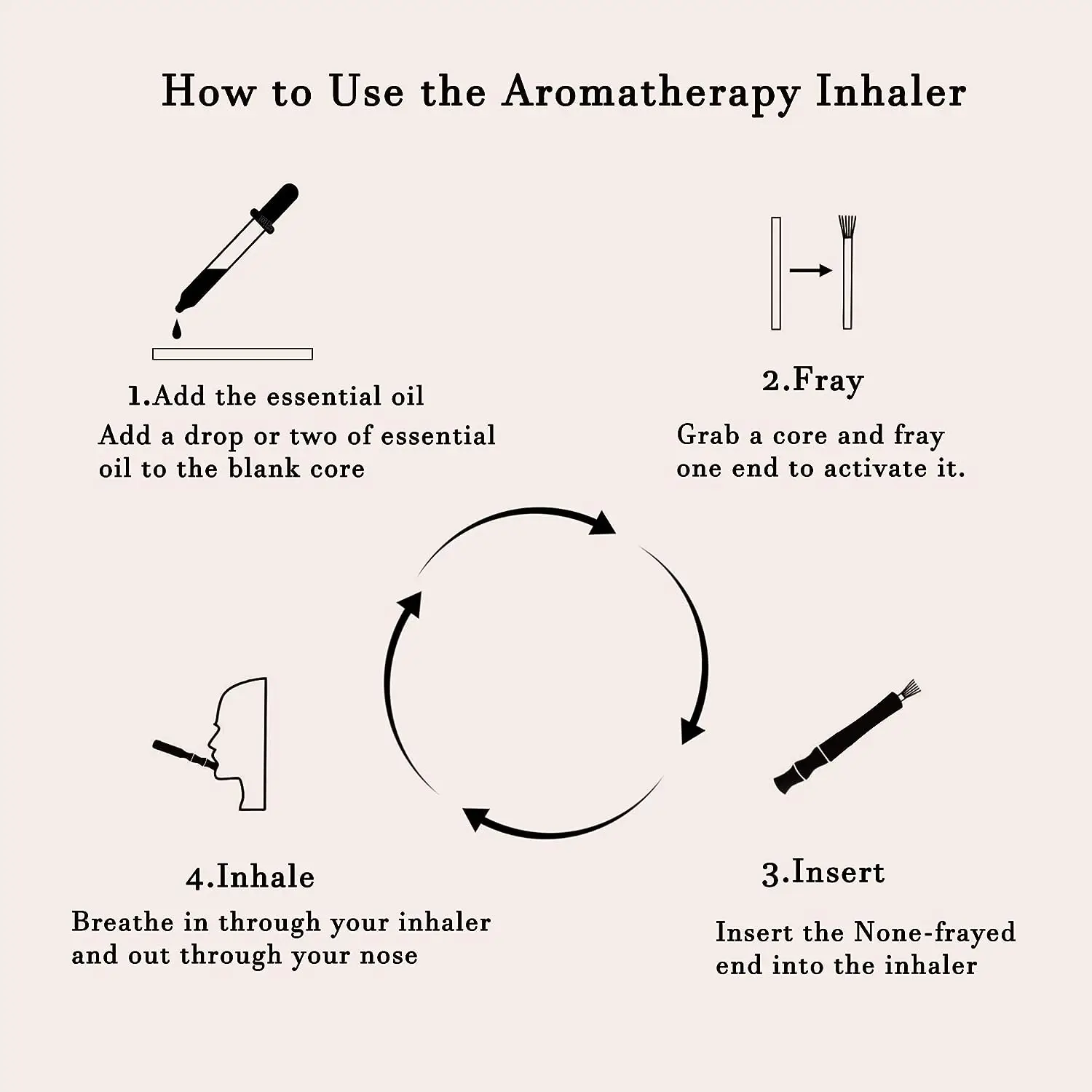 Portable Wooden Personal Diffuser Aromatherapy Inhaler for Essential Oil Nasal Inhaler Stick