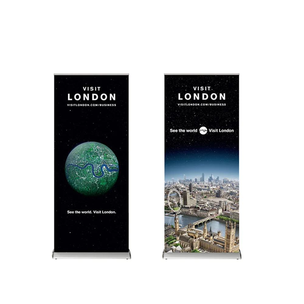 High Quality Type Retractable Aluminum Stand Portable Retractable Business Roll Up Banner