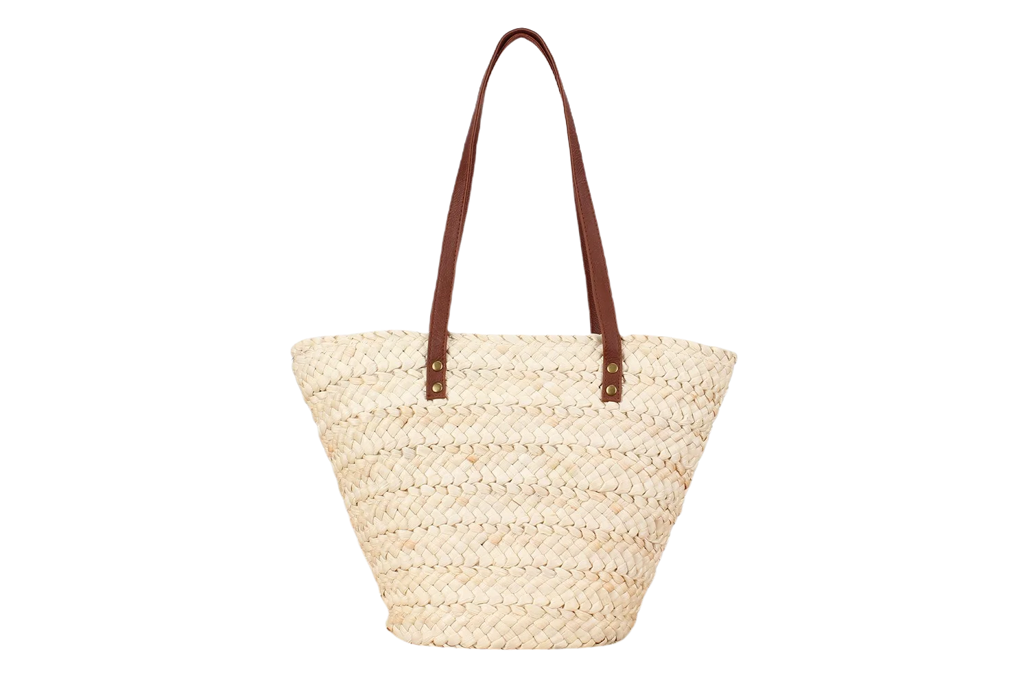 FS9272 Wholesale Vietnam Bamboo Bag Beach Handmade Woven Round Natural Straw Rattan Shoulder Bag for Women