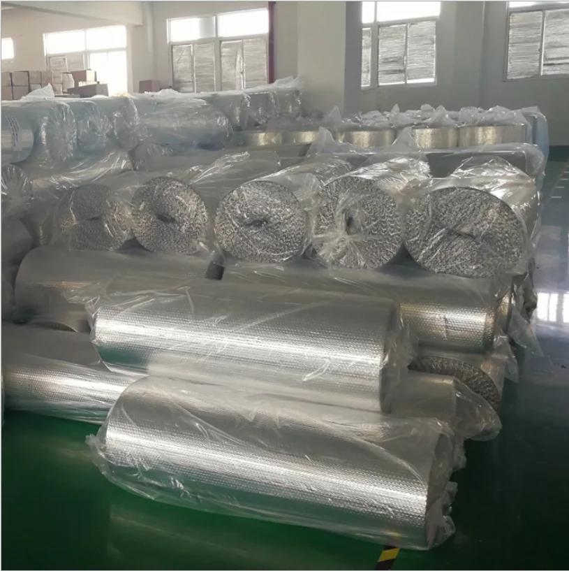 roof aluminum foil bubble insulation roll flexible thermal insulation sheets
