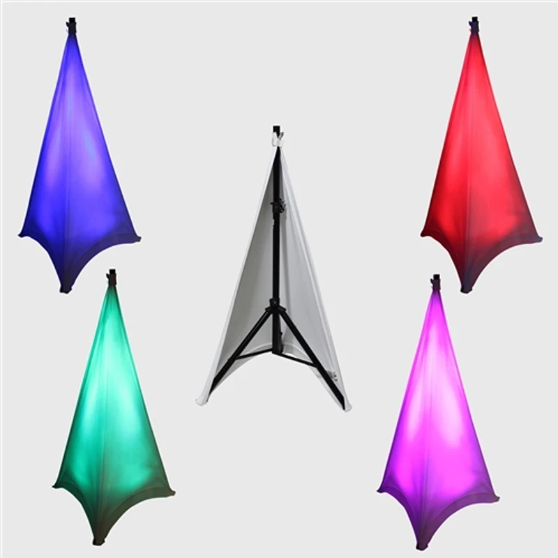 Tripod Truss Cover 100cm black Stretch Spandex Lighting Stand Scrim cloth Tripod Speaker truss Cover