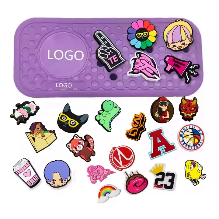 Factory Custom Portable EVA Zipper Office Stationery Pencil Box Case DIY charms