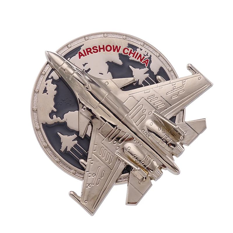 Professional Custom Creative Design plane Lapel Pin Logo 2D/3D Badge Metal soft Enamel Lapel Pins