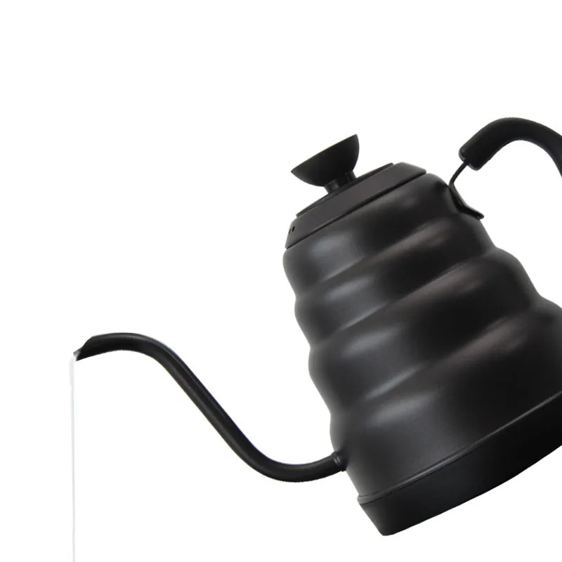  Лидер продаж черный электрический чайник из нержавеющей стали для кофе с регулируемой температурой 1 л