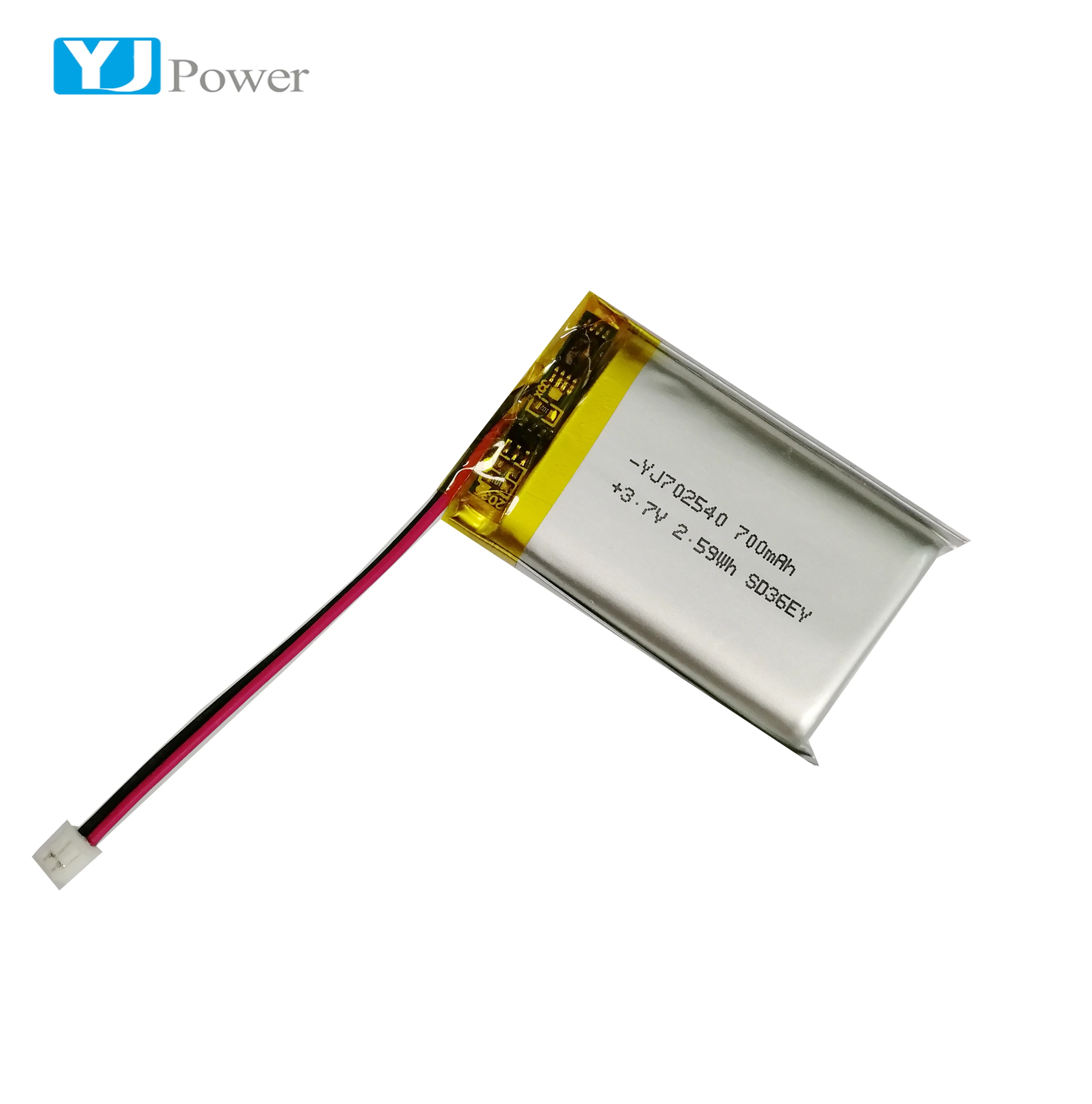 KC UL1642 certificates lithium batteries 800mAh 3.7v polymer battery 800mAh polymer lithium ion batetry 802540