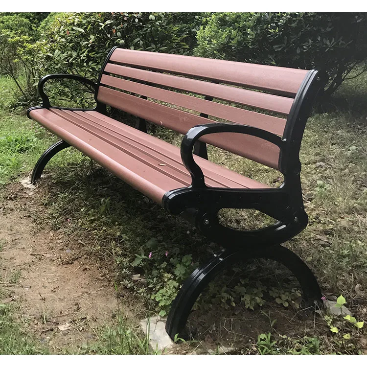 
Cheap wooden long bench chair with backrest 