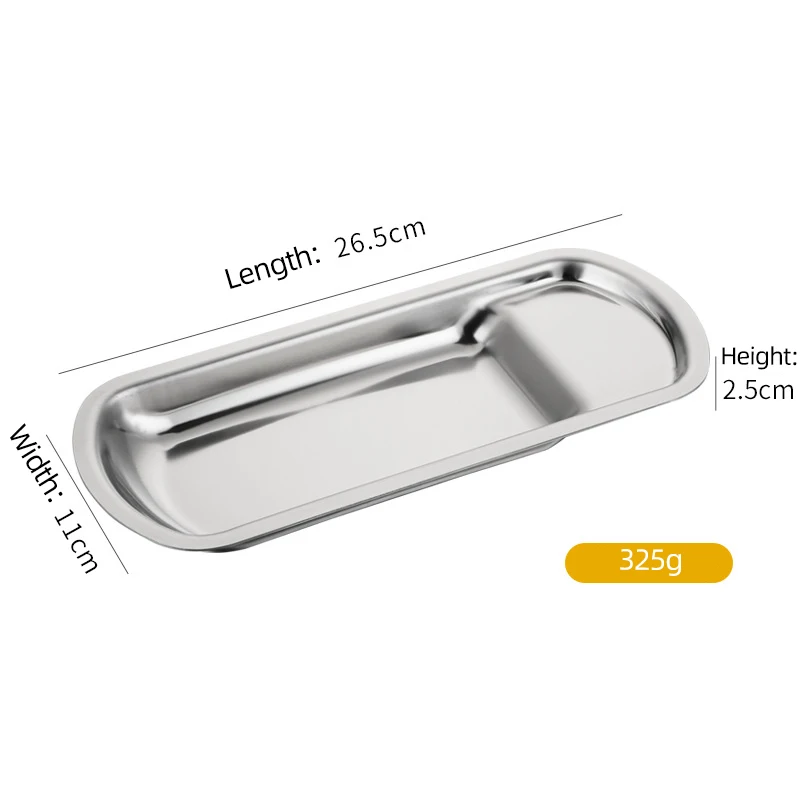 Multipurpose sector shape restaurant stainless steel food plate dish kitchen clip scissors chopsticks spoon rest for kitchen