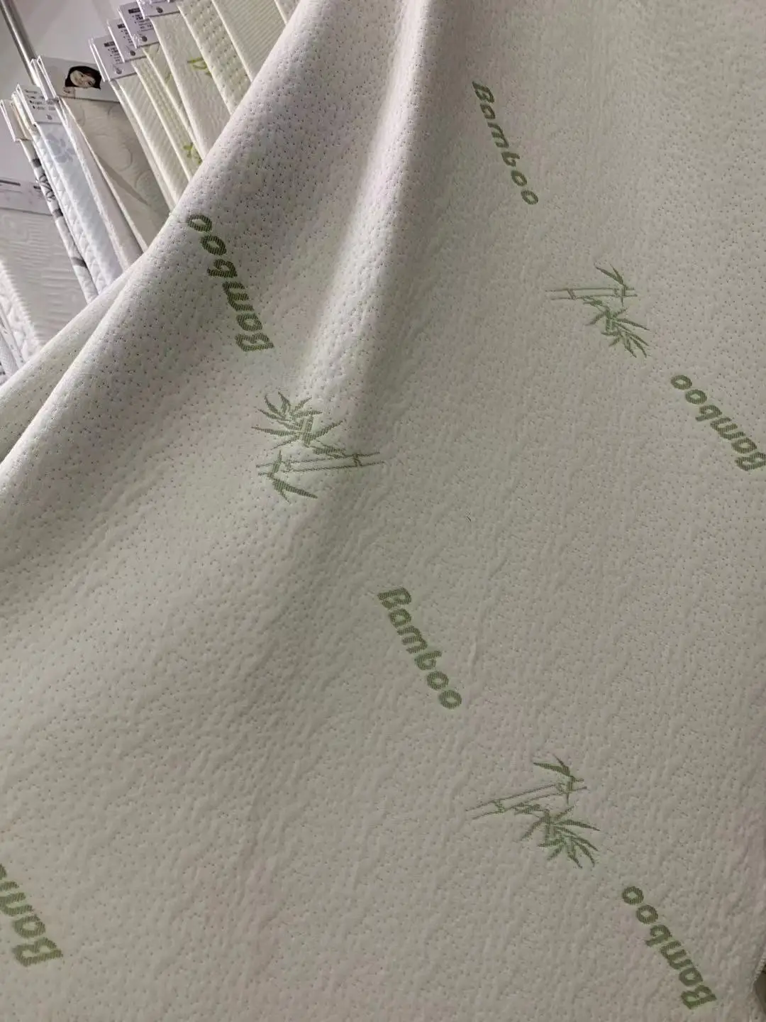 Good price bamboo fabric for mattress knitted