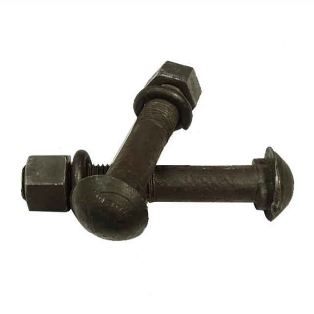 Custom All sizes track bolt fish bolt Round oval neck bolt