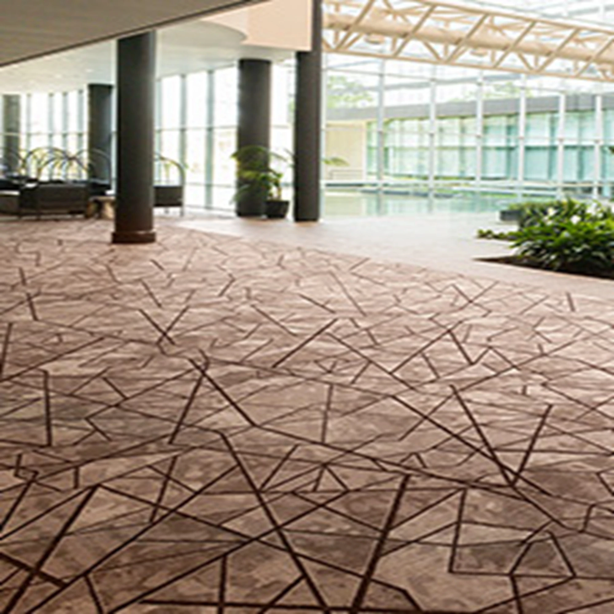 Home Used Printed Carpet For Luxury Hotel  Action Backing Wall to Wall Capet