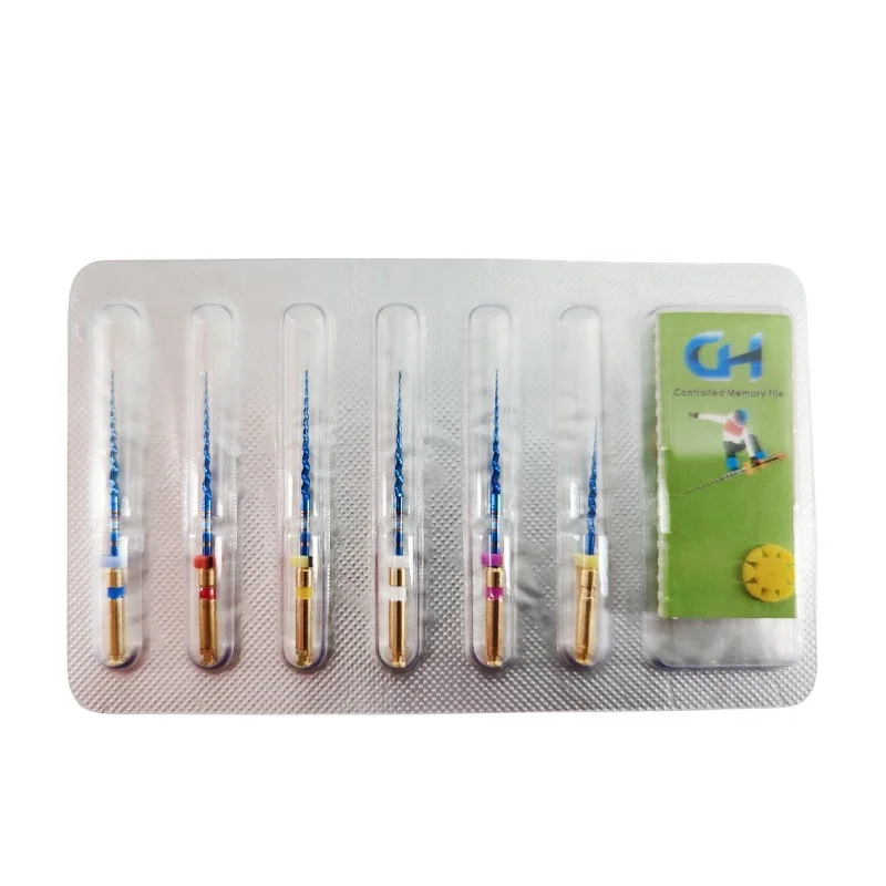 Очаровательная Стоматологическая эндодонтическая Пилка Для эндо-ротационной пилки/супер корневого канала Эндодонтический инструмент niti вращающаяся синяя пилка SX-F3