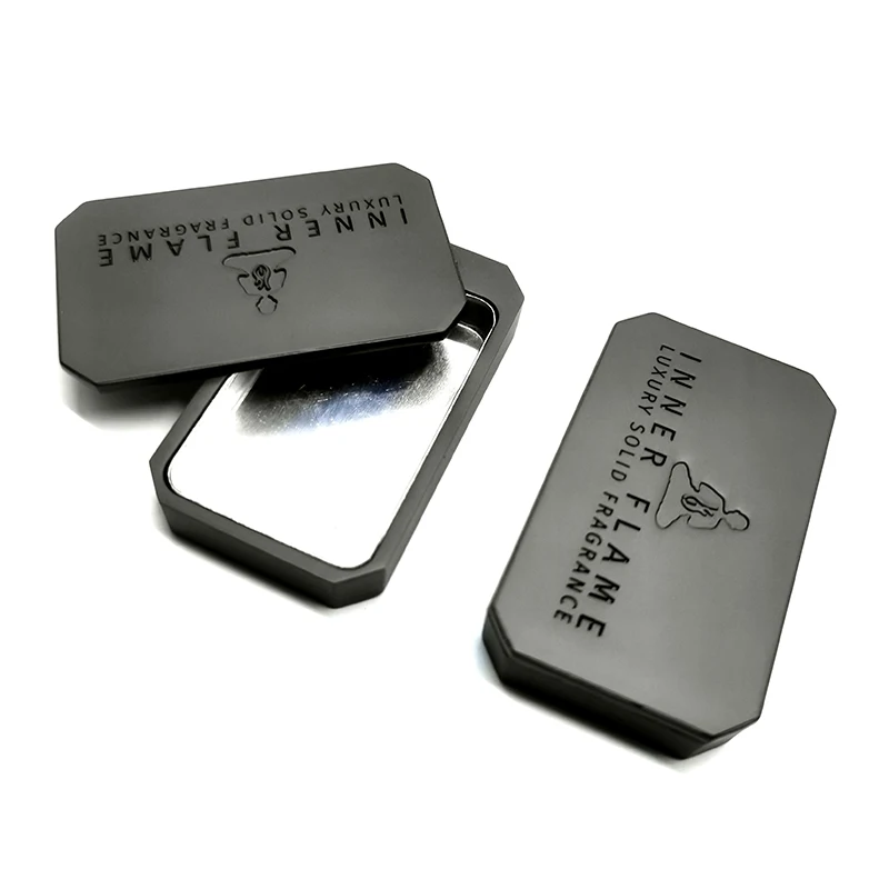 Magnetic Refill 15 ml Metal Brass Case for Perfume Roll on