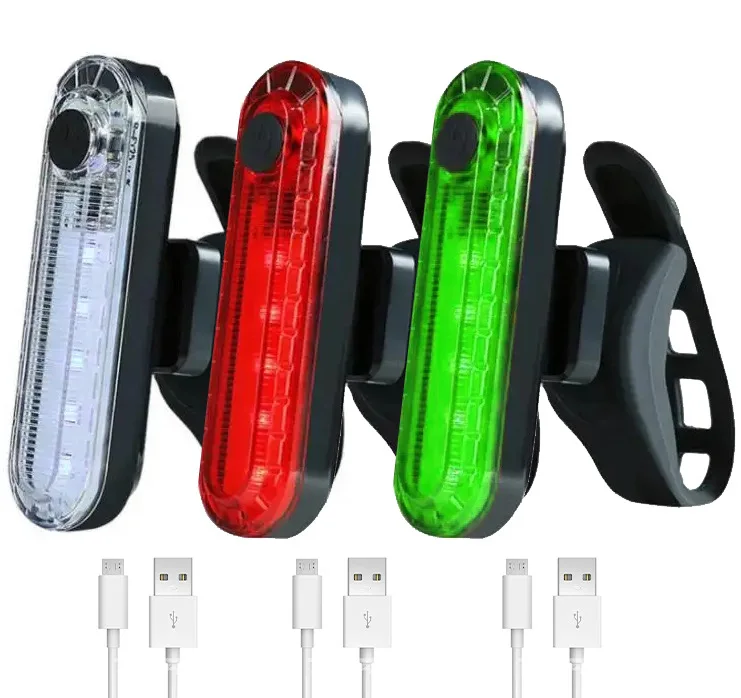 Супер яркий задний фонарь для велосипеда с зарядкой от USB 4 режима водонепроницаемый горного Ночная езда предупреждение о безопасности