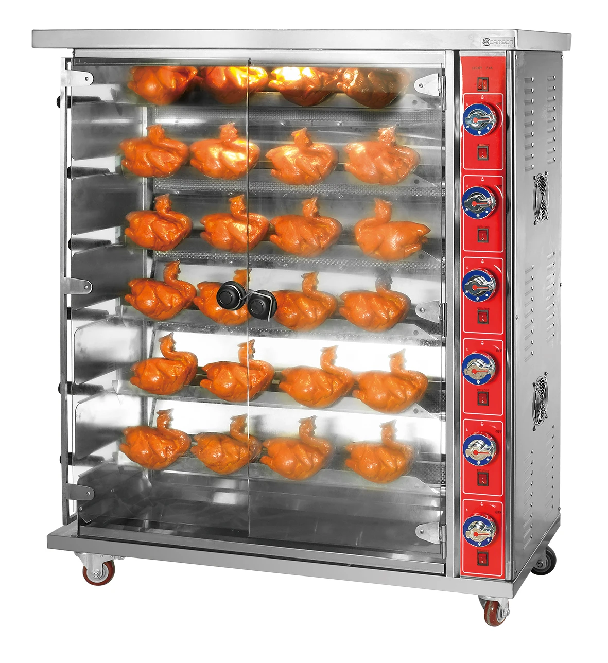 Gas Rotating Rotisserie Campbon Kitchen Equipment ZH-GT6P