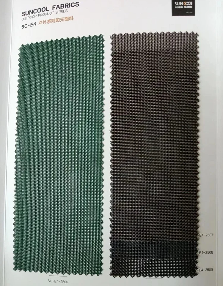 IN Stock 70% pvc 30% polyester PVC coated sunscreen solar screen blinds shades fabric for blinds 25%Opening rate