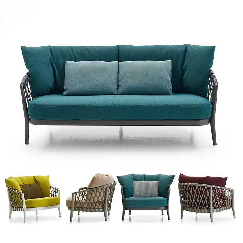  Лидер продаж роскошная современная плетеная мебель из ротанга