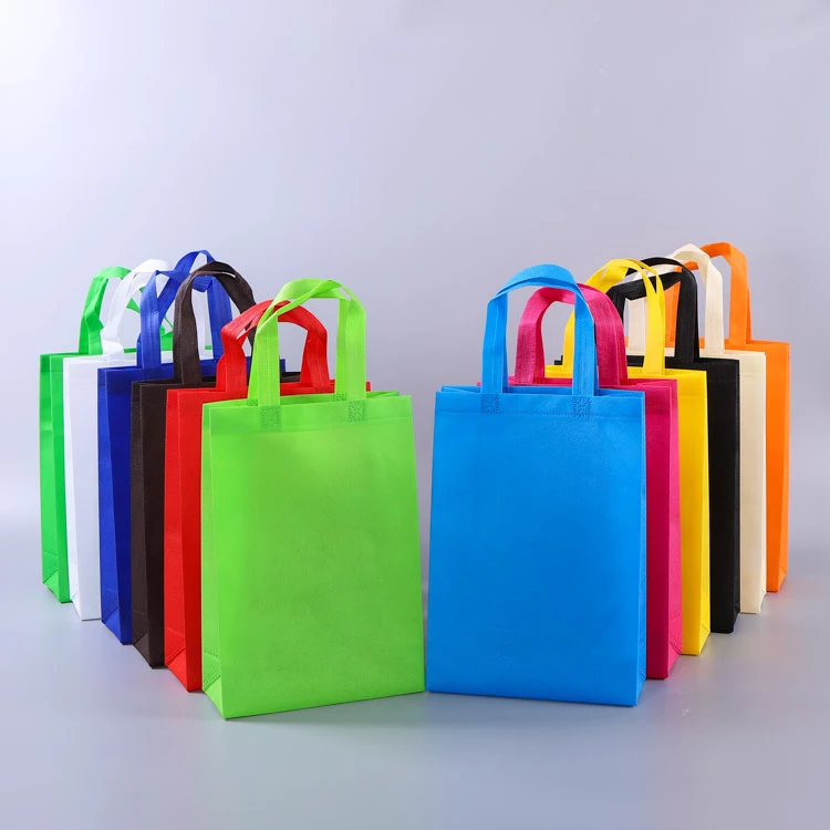 WZPKG переработанная партия изготовленный на заказ логотип сумка для покупок из нетканого материала