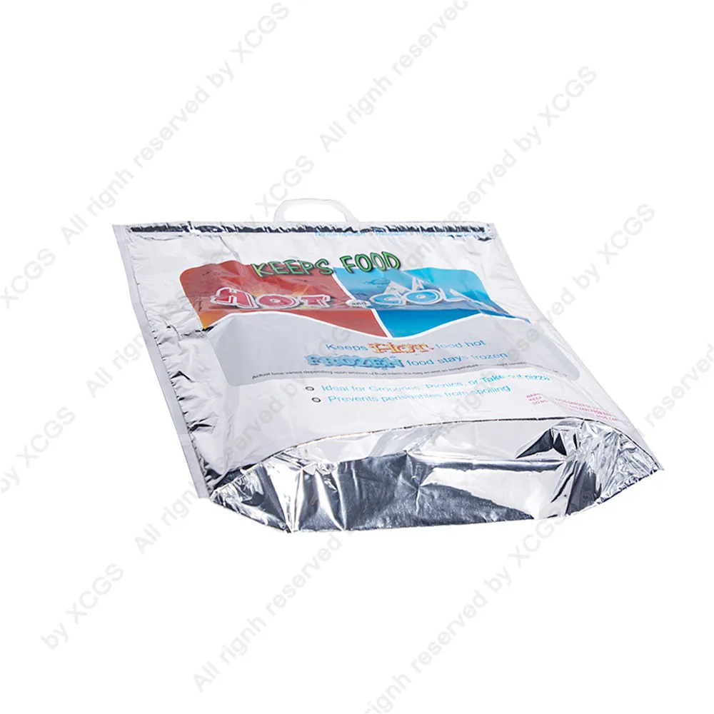 Beer Ice Cream Keep Cold Pizza Dessert Keep Fresh Insulated Pouch Zipper Hand-held Restaurant Food Take-out Thermal Cooler Bags