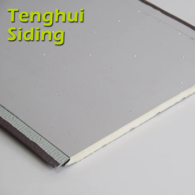 Fireproof polyurethane foam sandwich panels insulated metal seamless sandwich panels