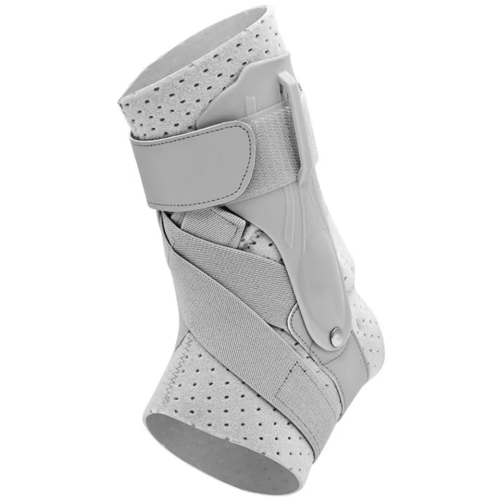 High quality adjustable sports Ankle brace with stabilizer on two side ankle support with straps open heel ankle support