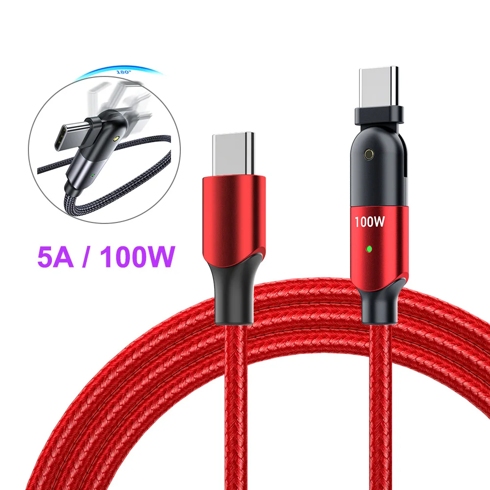 
26years Factory OEM 100W 5A usb-c data cable for Samsung mobile phone charging android phone Type c fast cable 