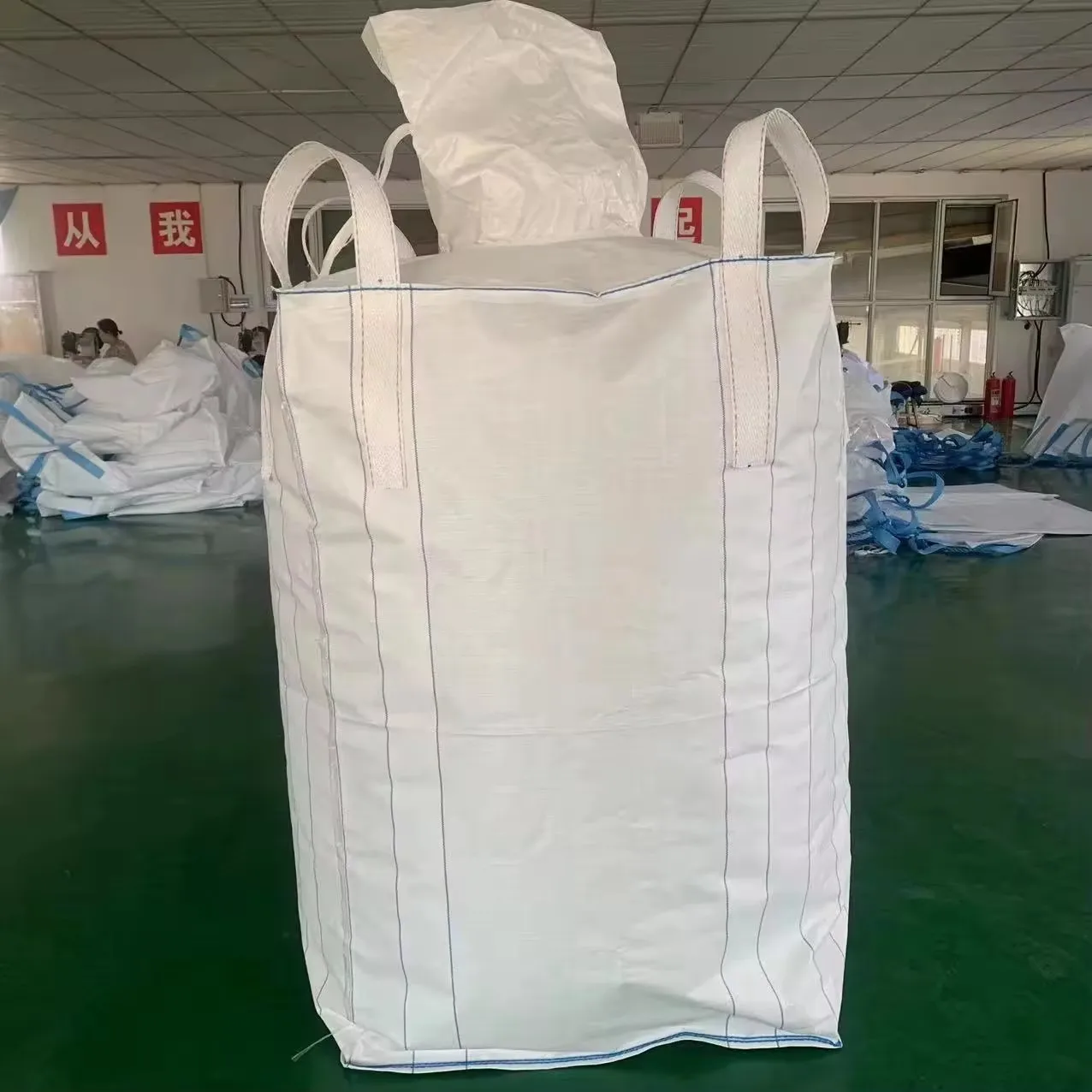 direct sales 1 ton Pp polypropylene Woven Tubular Fibc Bulk jumbo big agriculture rubble cement Bag 2 ton super sack