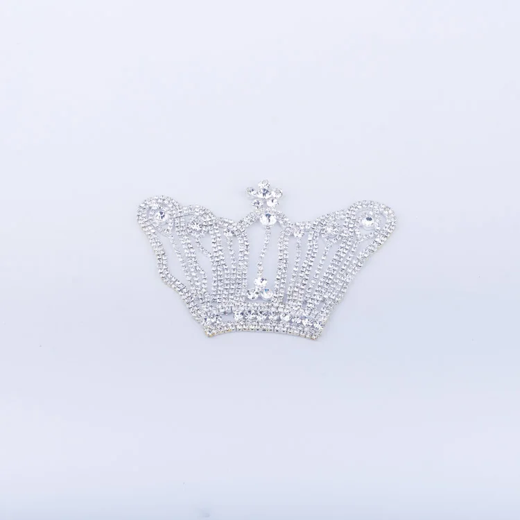Crystal Bead Stone Crown Rhinestone Applique