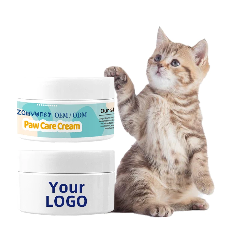 Private Label Pet Paw Care Cream 30g Foot Pad Protection Oil Catpaw Balm And Moisturizer Nourishing Cat Paw Protector