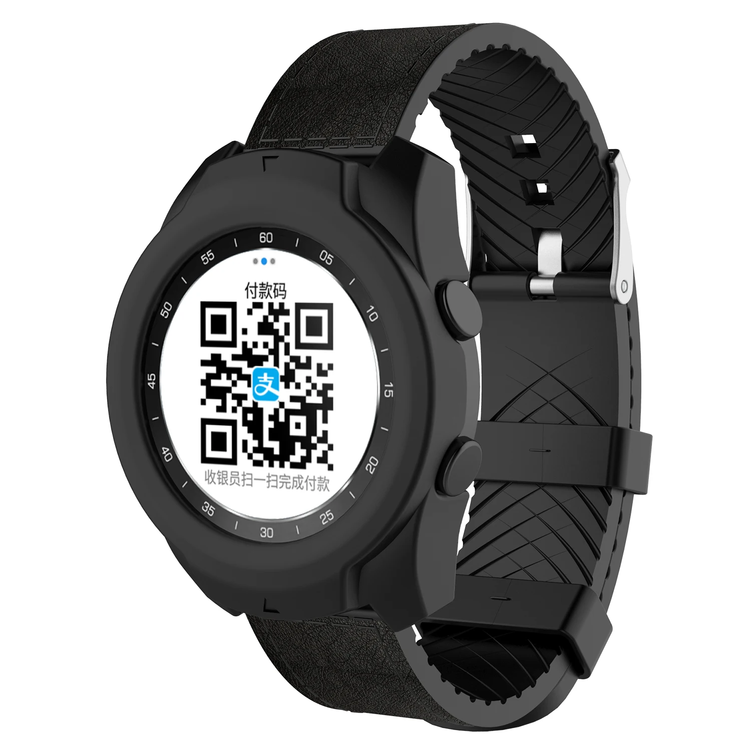 Силиконовые защитные чехлы сменная Крышка для умных часов Ticwatch Pro резиновый