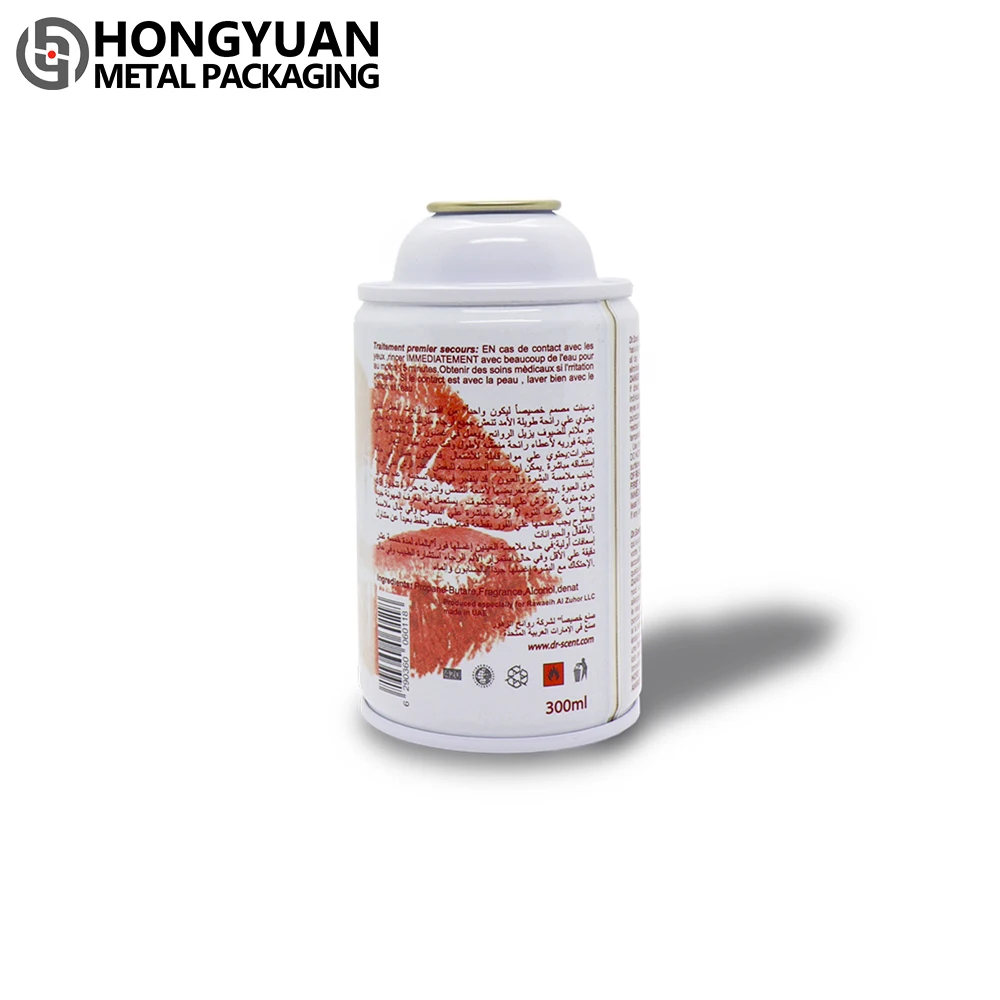 Automatic aerosol tin cans metal tinplate cans 250ml
