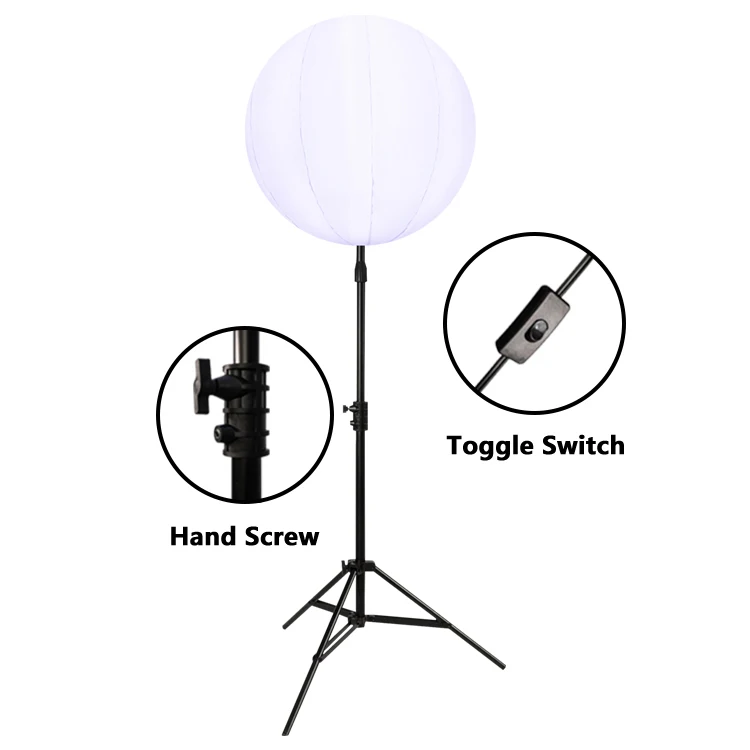 Ambulatory LED Balloon Atmosphere Work Light RGB 200W for outdoor lighting
