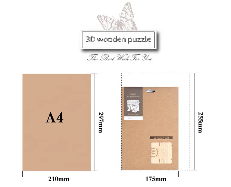 Factory Wholesale Customized Cheap 3d Wooden Boat Model Puzzle ODM OEM New DIY Wooden Model Puzzle Set Kids Handicraft Toys