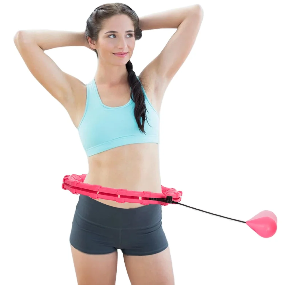 Gym Fitness Body Slimming Weighted Smart hula hoops for Adults Detachable Hula Hoops with Ball