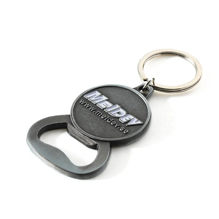Custom Metal key ring chain beer Bottle Opener with