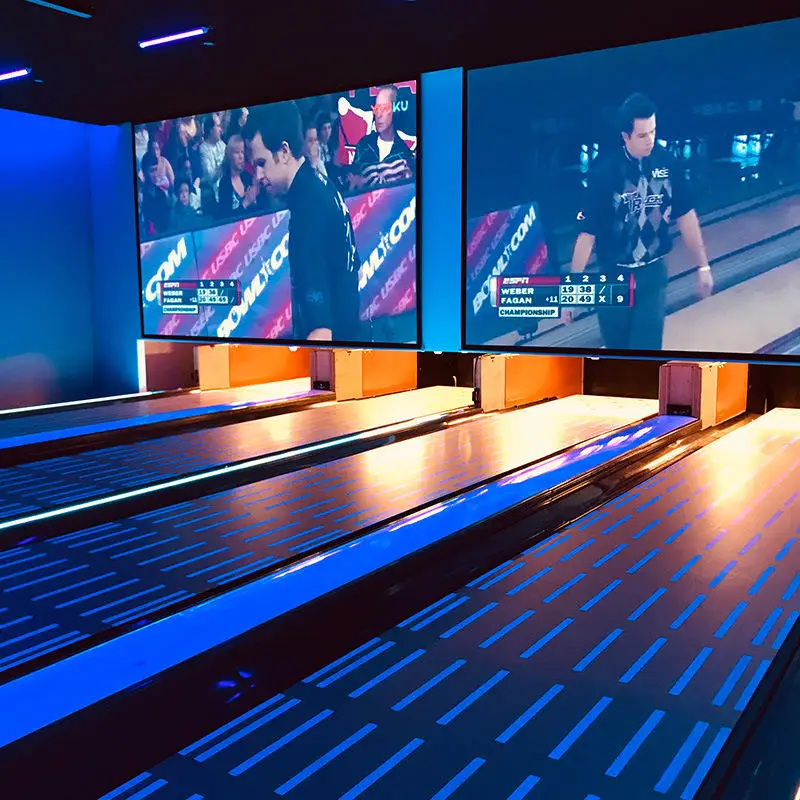 SUNMO Sports Family Entertainment Center bowling lane complete adult and kids bowling alley hot sale
