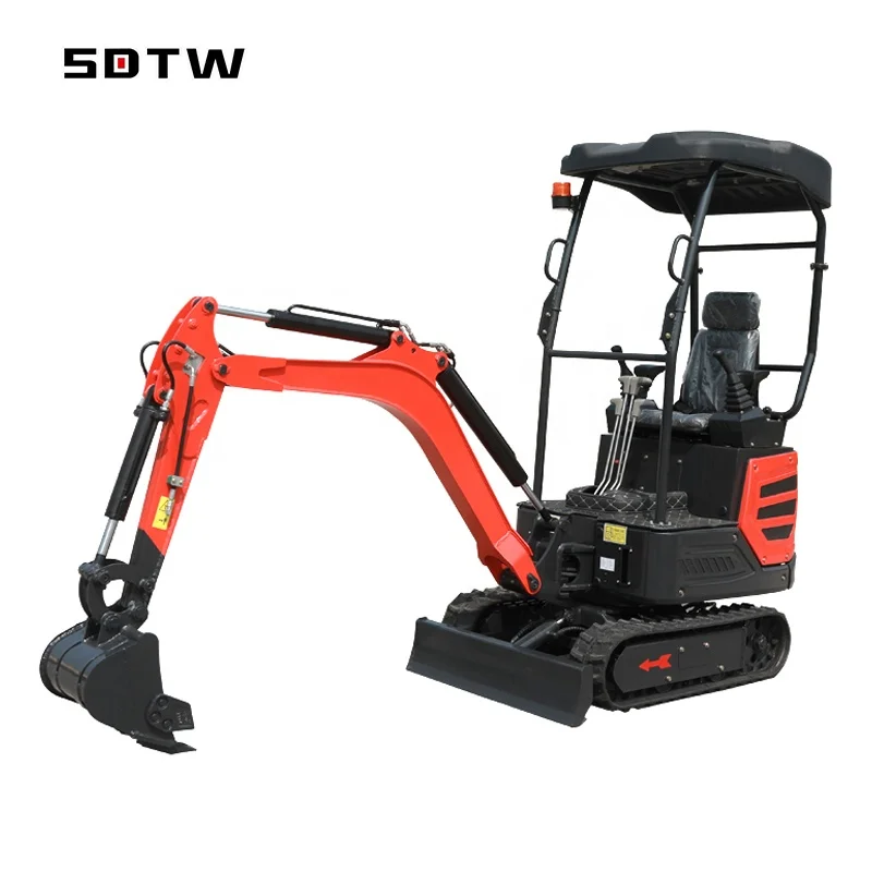 Smallest Small digger Crawler Compact Mini Excavator 1100kg 1ton 1.2 Tonne 13.5kw with Briggs Stratton EURO V or EPA
