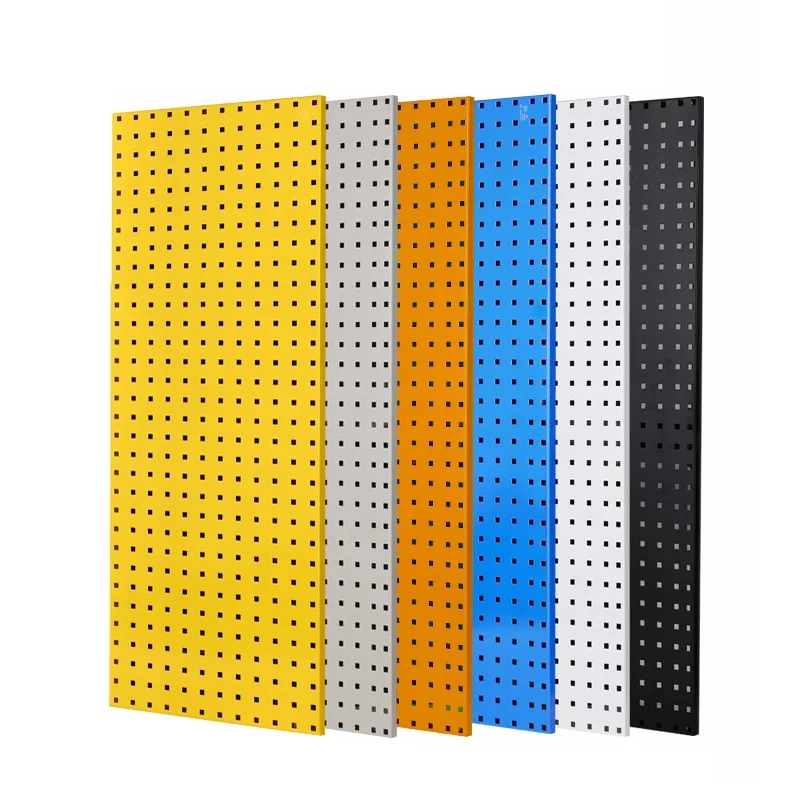 Garage Tool Storage Metal Pegboard Panels Black Pegboard Wall Organizer Large Heavy Duty Steel Pegboard for Walls Home