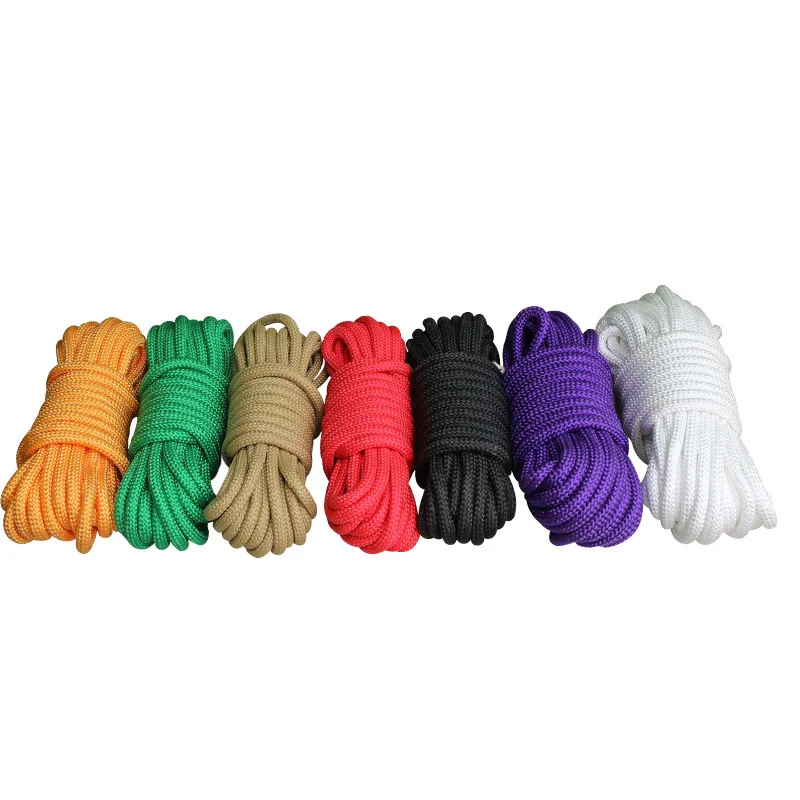 Custom Logo Strength Polyester Safety For Camping & Hiking Climbing Rope