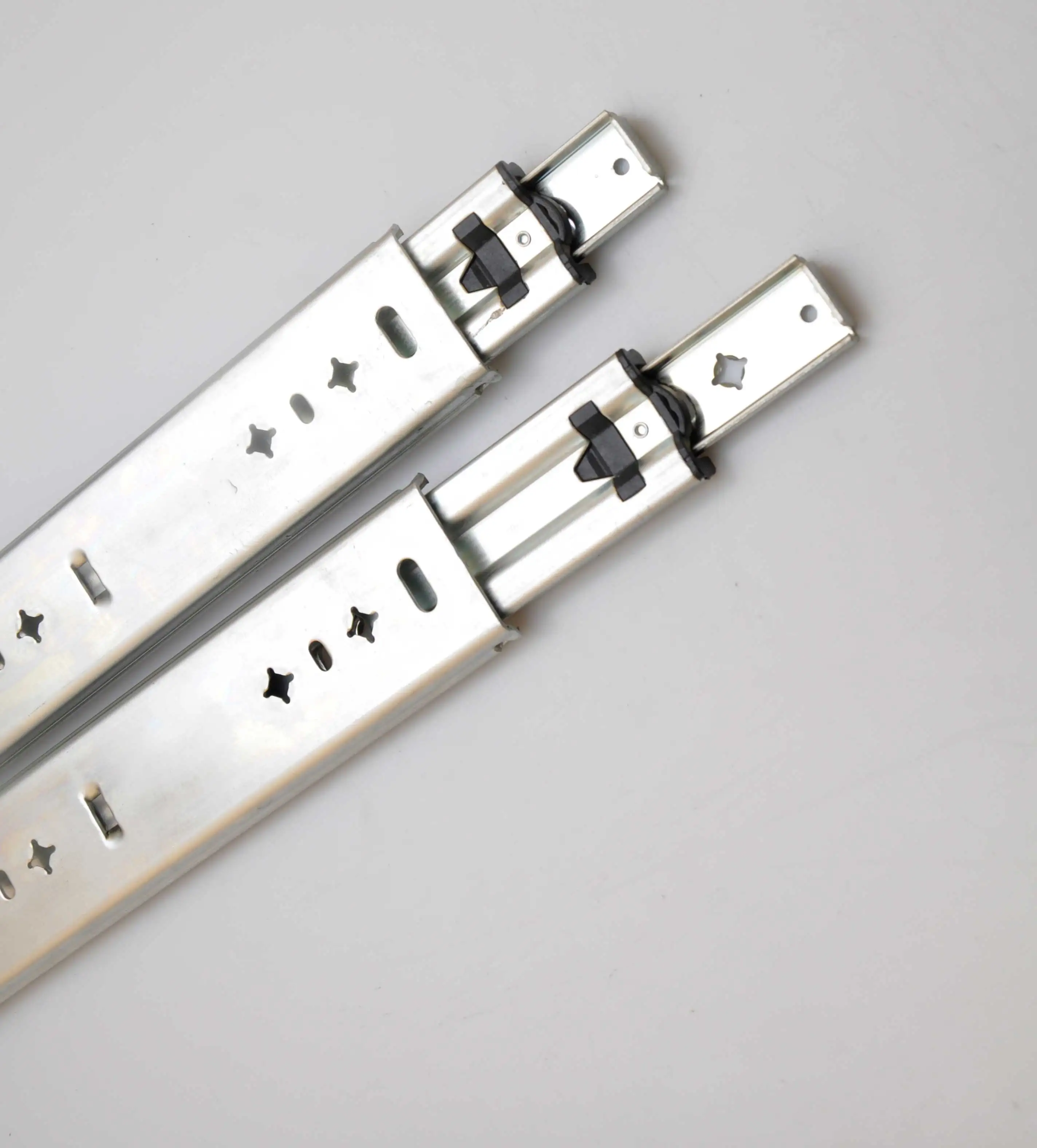 Width 53 mm heavy duty slides thickness 2.0 slides with lock Zinc white