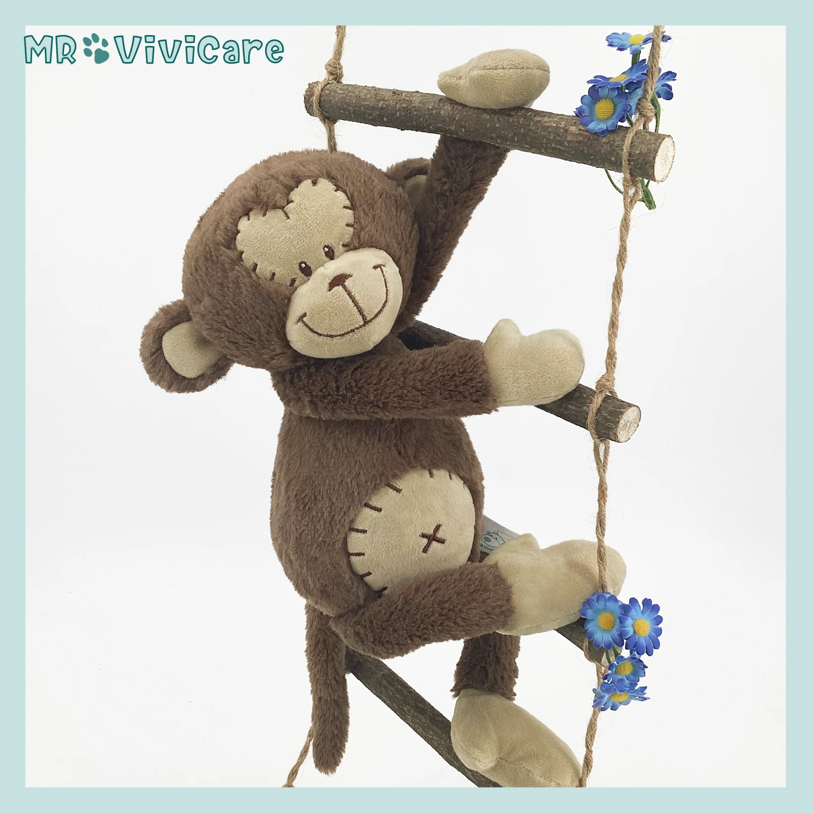 Custom Soft Animal Doll Realistic Stuffed 3D Beautiful Stuff Animal Customized Monkey Plush Toys