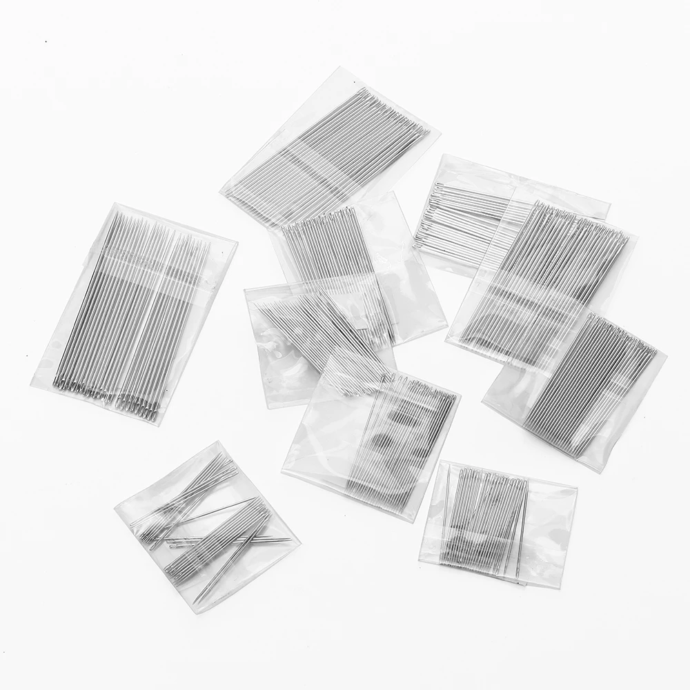 JP Multi-Size Home Hand Sewing Tools Accessories Eyelet Stainless Steel Hand Stitched Embroidery Needle