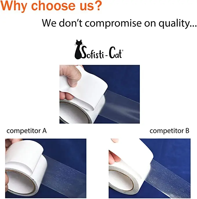 D/S solvent glue Anti-Cat Sofa Pet Protection Training Anti-Scratch Resistance Anti Cat Scratch Tape