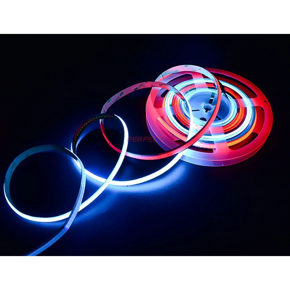 new Pixel RGB Cob Led Strip 720leds/m WS2811 24V 12mm 21W RGBIC Addressable Cob Led Strip