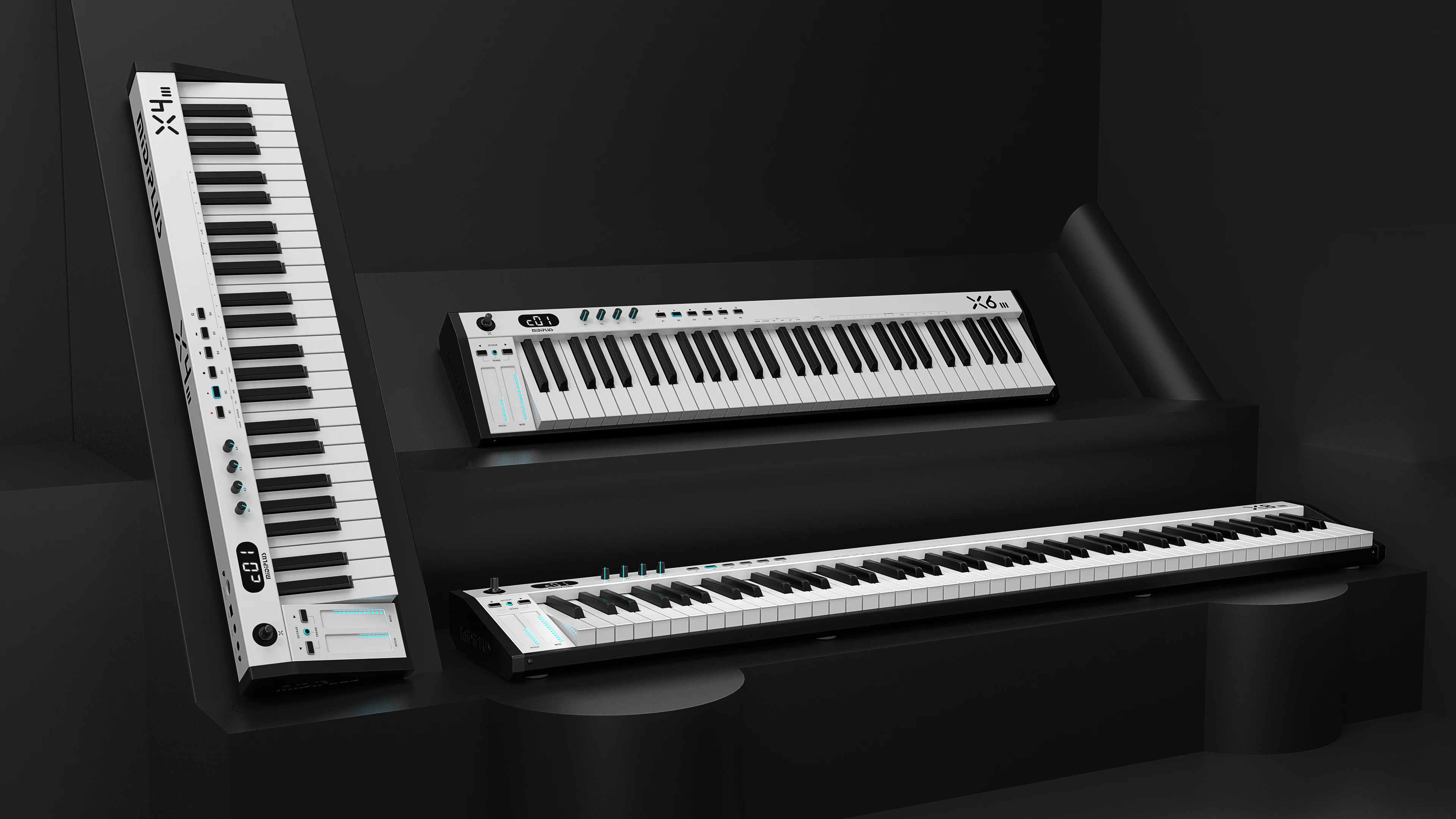 Midimplus Master-класс 49-клавишный контроллер клавиатуры Midi Usb Plug-And-Play мини-размер необходимый для производства музыки