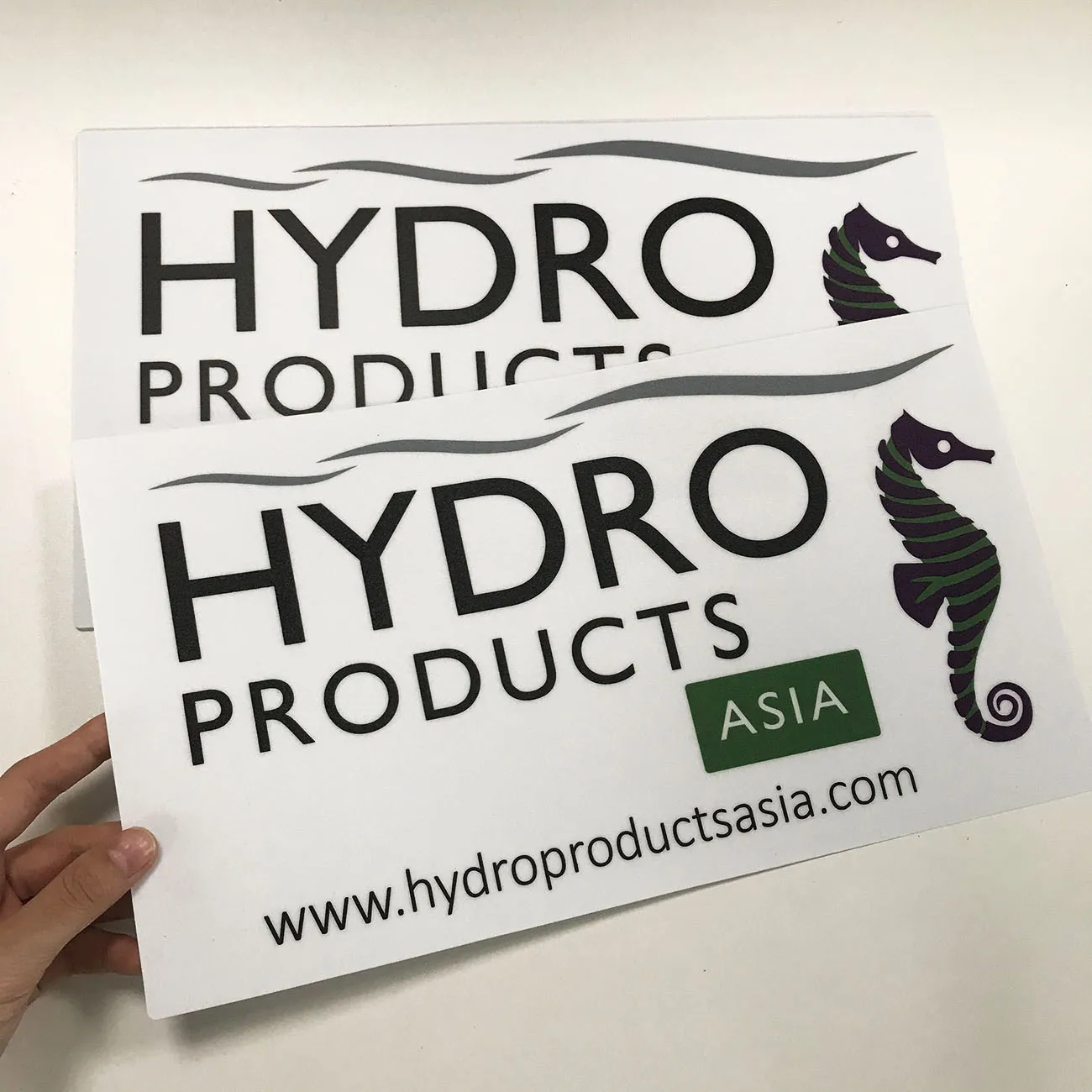 Custom Brand Logo Plastic PVC Adhesive Die Cut Sticker For Packaging