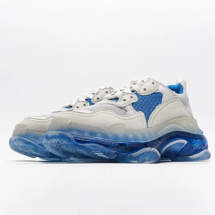 Оптовая продажа, обувь на толстой подошве для папы, модная амортизирующая повседневная обувь Balanciaga для мужчин и женщин